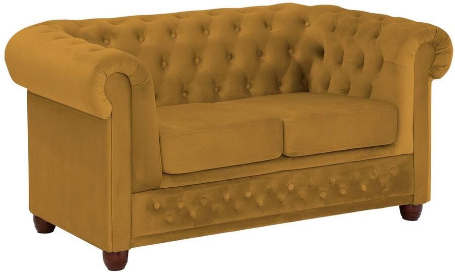 Home affaire Chesterfield-bank New Castle met hoogwaardige capitonnage in chesterfield-design bxdxh: 148x86x72 - Foto 5