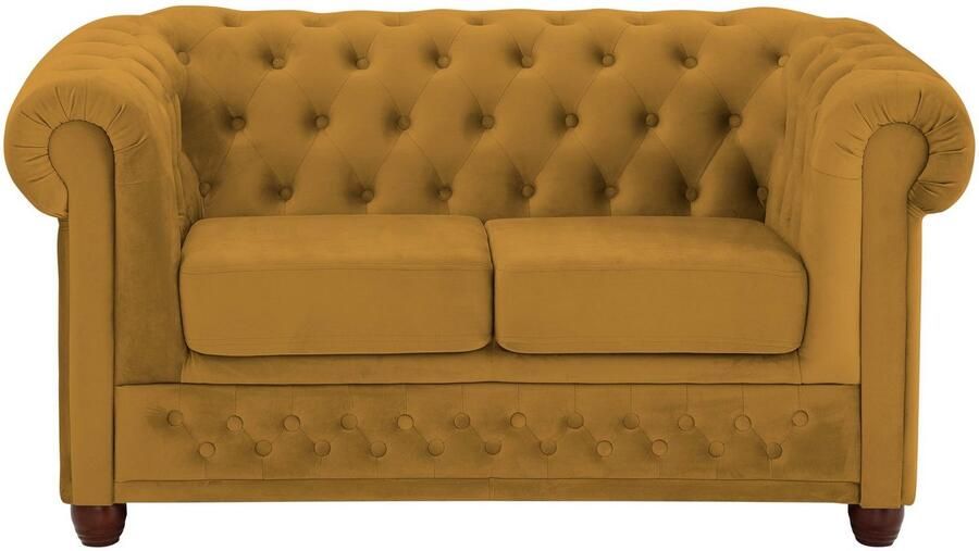 Home affaire Chesterfield-bank New Castle met hoogwaardige capitonnage in chesterfield-design bxdxh: 148x86x72 - Foto 7