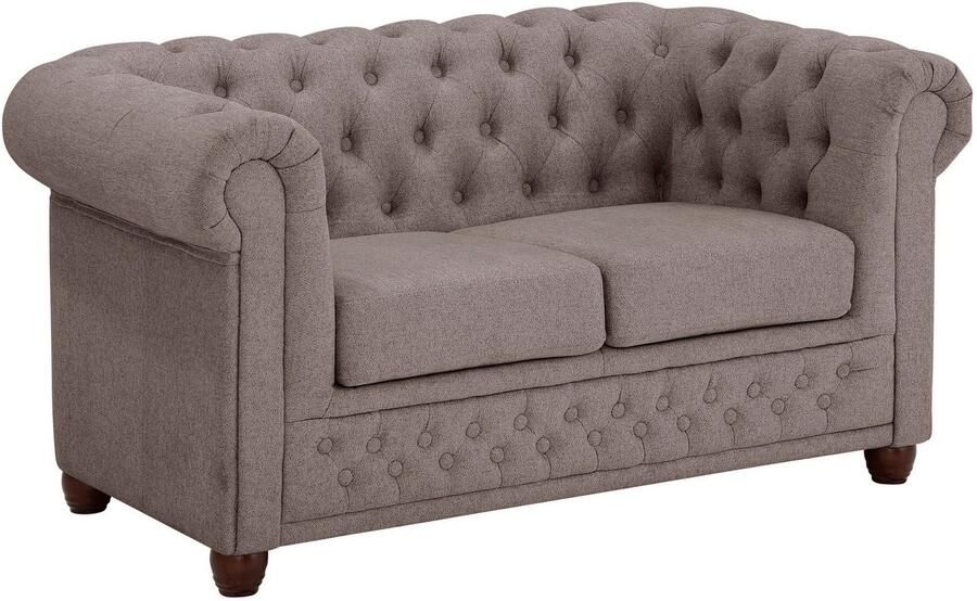 Home affaire Chesterfield-bank New Castle met hoogwaardige capitonnage in chesterfield-design bxdxh: 148x86x72 - Foto 3