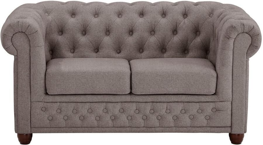Home affaire Chesterfield-bank New Castle met hoogwaardige capitonnage in chesterfield-design bxdxh: 148x86x72 - Foto 5