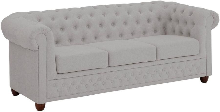 Home affaire Chesterfield-bank New Castle met hoogwaardige capitonnage in chesterfield-design bxdxh: 203x86x72 - Foto 5