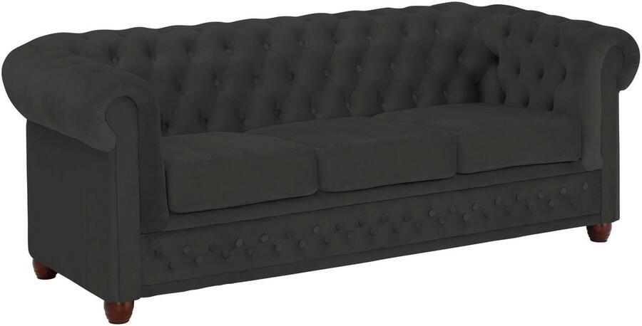 Home affaire Chesterfield-bank New Castle met hoogwaardige capitonnage in chesterfield-design bxdxh: 203x86x72 - Foto 7