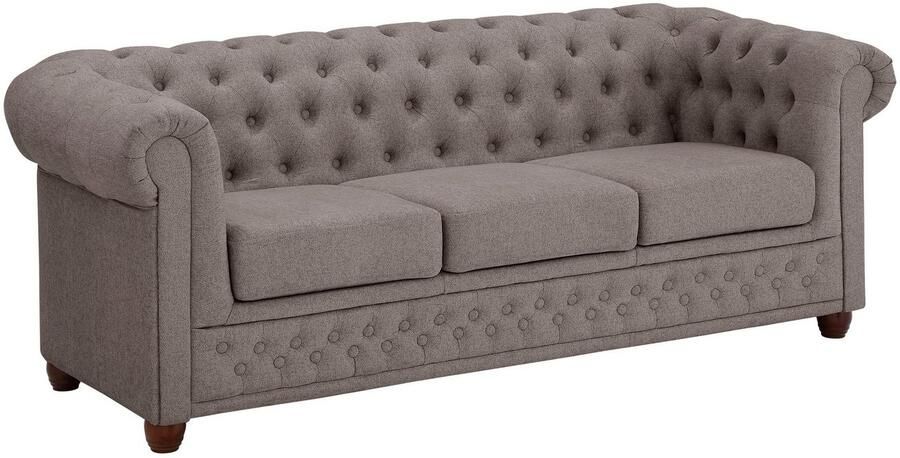 Home affaire Chesterfield-bank New Castle met hoogwaardige capitonnage in chesterfield-design bxdxh: 203x86x72 - Foto 4