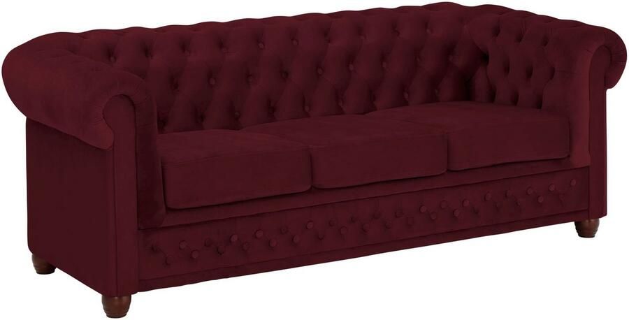 Home affaire Chesterfield-bank New Castle met hoogwaardige capitonnage in chesterfield-design bxdxh: 203x86x72 - Foto 7
