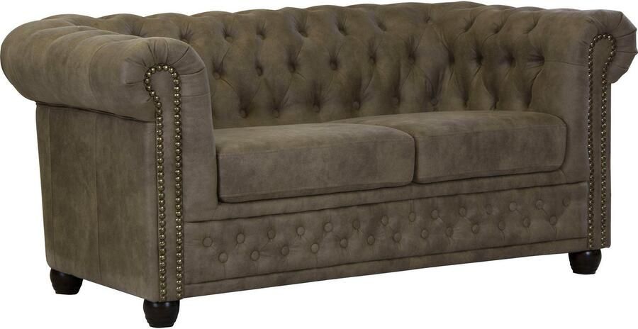 Home affaire Chesterfield-bank Rysum Chesterfield-look in 2 stofkwaliteiten - Foto 6