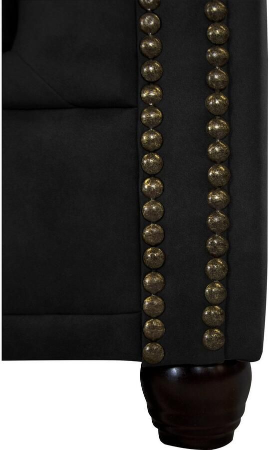 Home affaire Chesterfield-bank Rysum Chesterfield look in 2 verschillende stoffen 2 versies snel leverbaar