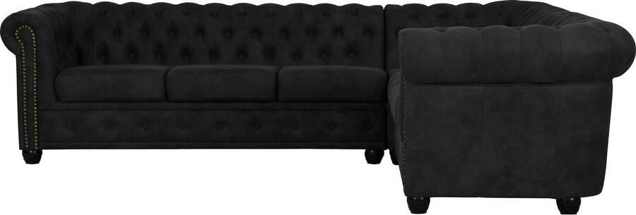 Home affaire Chesterfield-bank Rysum L-vorm Chesterfield-look lange zijde links of rechts