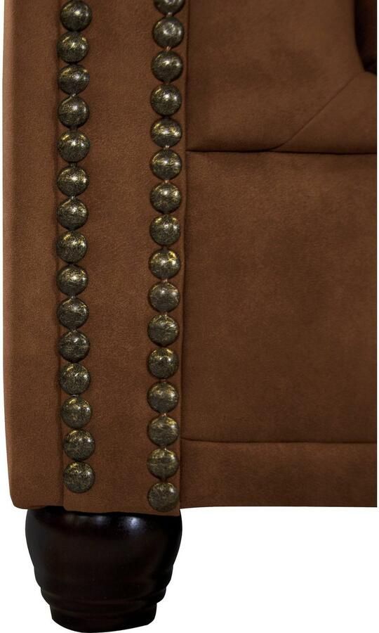 Home affaire Chesterfield-bank Rysum L-vorm Chesterfield-look lange zijde links of rechts - Foto 2