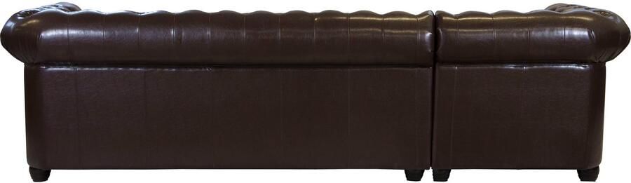 Home affaire Chesterfield-bank Rysum L-vorm Chesterfield-look met afsluitende ottomane - Foto 6