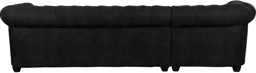Home affaire Chesterfield-bank Rysum L-vorm Chesterfield-look met afsluitende ottomane - Foto 6