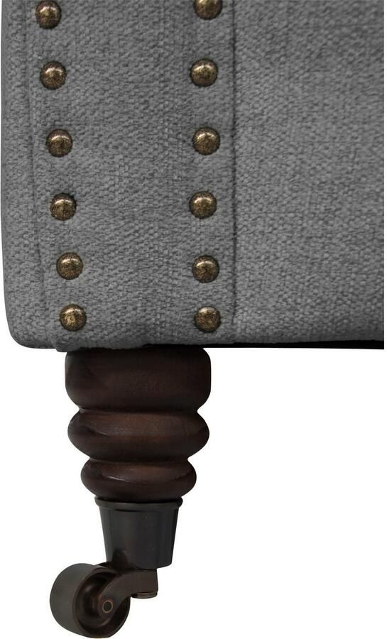 Home affaire Chesterfield-fauteuil Aarburg fauteuil luxueuze capitonnage en siernagels in chesterfield-design - Foto 8