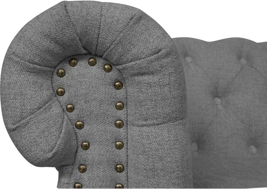 Home affaire Chesterfield-fauteuil Aarburg fauteuil luxueuze capitonnage en siernagels in chesterfield-design - Foto 7