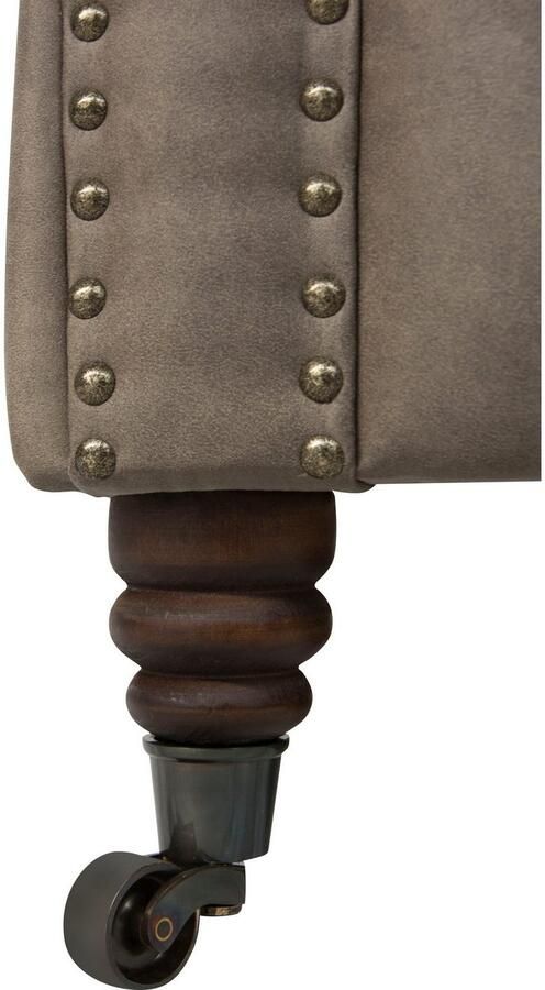 Home affaire Chesterfield-fauteuil Aarburg fauteuil luxueuze capitonnage en siernagels in chesterfield-design - Foto 6