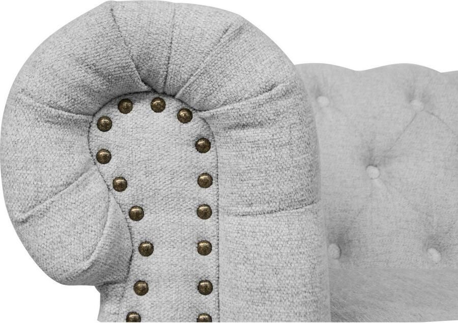 Home affaire Chesterfield-fauteuil Aarburg fauteuil luxueuze capitonnage en siernagels in chesterfield-design - Foto 8