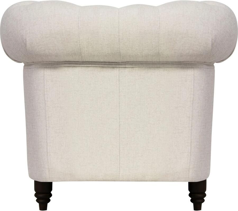 Home affaire Chesterfield-fauteuil Aarburg fauteuil luxueuze capitonnage en siernagels in chesterfield-design
