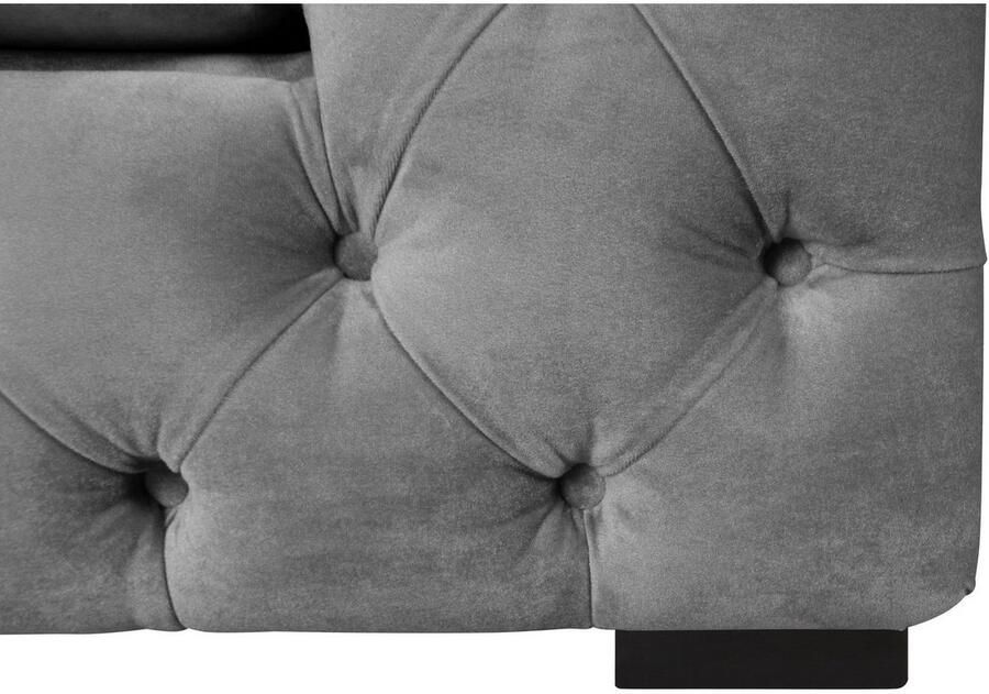 Home affaire Chesterfield-fauteuil Kalina stoel klassieke chesterfield knoopdetails zeer hoogwaardige afwerking - Foto 2