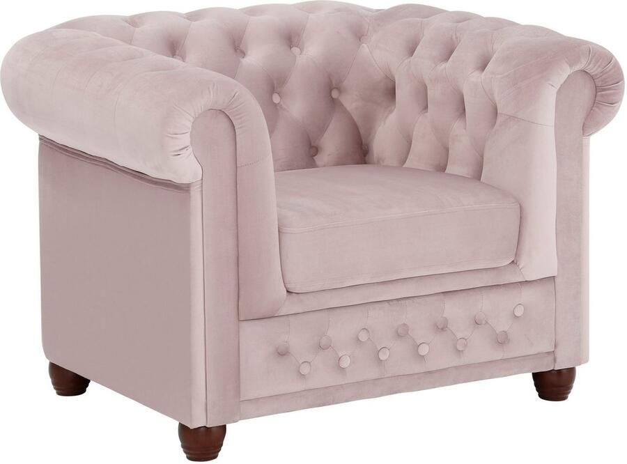 Home affaire Chesterfield-fauteuil New Castle fauteuil hoogwaardige capitonnage bxdxh: 104x86x72 cm - Foto 5
