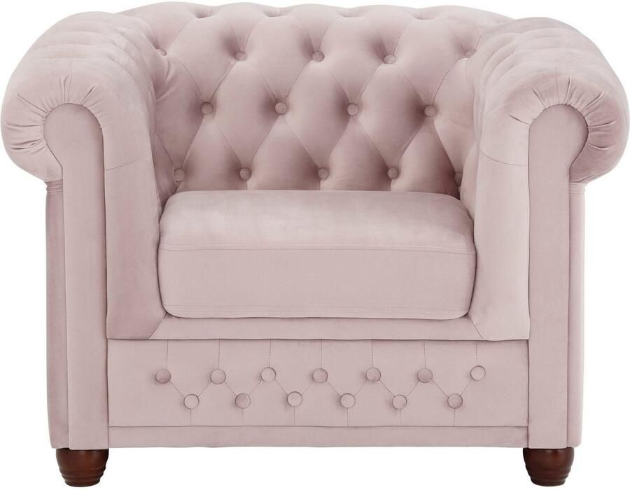 Home affaire Chesterfield-fauteuil New Castle fauteuil hoogwaardige capitonnage bxdxh: 104x86x72 cm - Foto 2