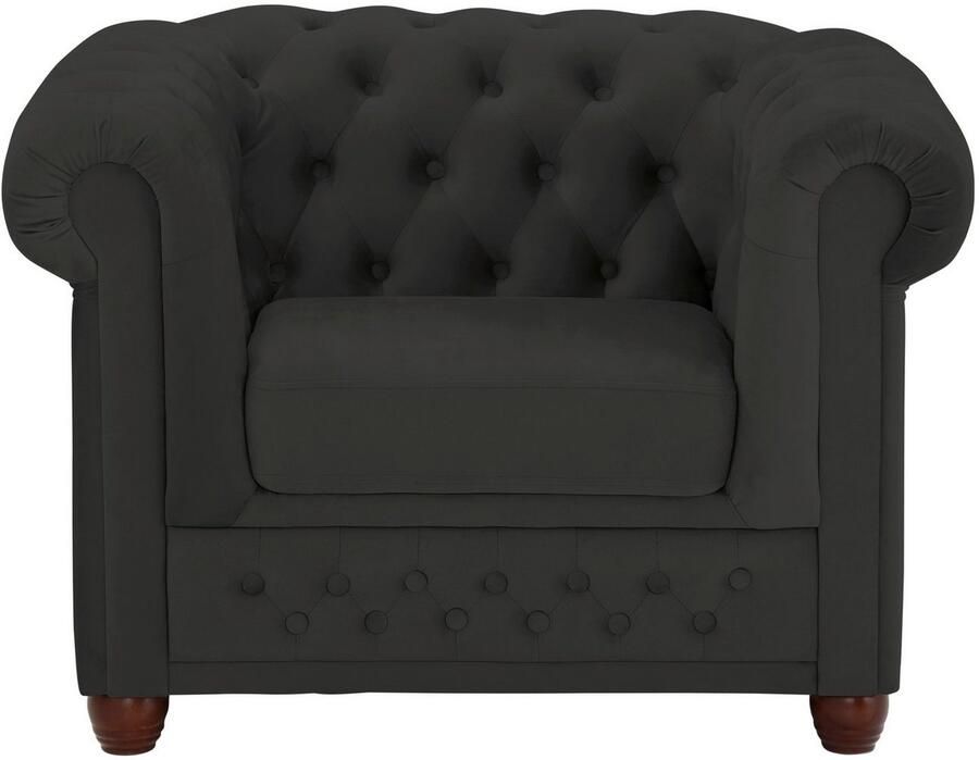 Home affaire Chesterfield-fauteuil New Castle fauteuil hoogwaardige capitonnage bxdxh: 104x86x72 cm - Foto 2