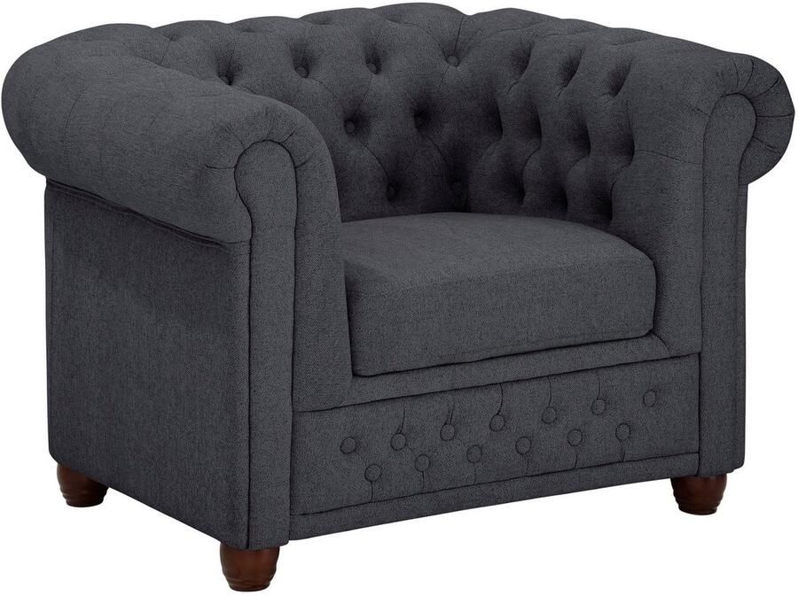 Home affaire Chesterfield-fauteuil New Castle fauteuil hoogwaardige capitonnage bxdxh: 104x86x72 cm - Foto 4