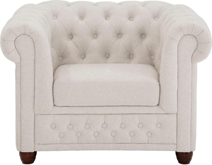 Home affaire Chesterfield-fauteuil New Castle fauteuil hoogwaardige capitonnage bxdxh: 104x86x72 cm - Foto 2