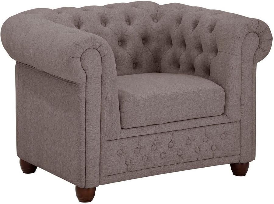 Home affaire Chesterfield-fauteuil New Castle fauteuil hoogwaardige capitonnage bxdxh: 104x86x72 cm - Foto 4
