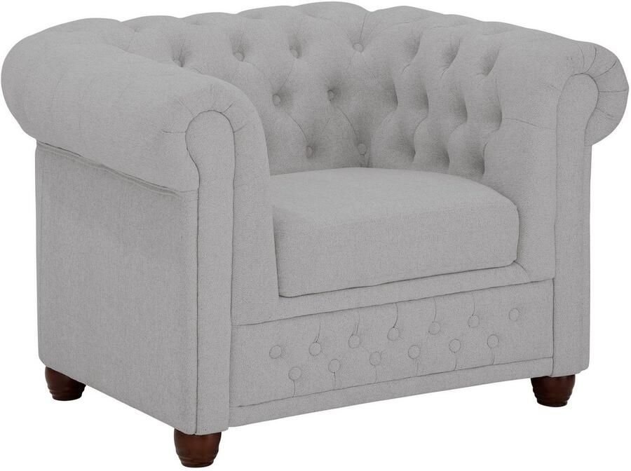Home affaire Chesterfield-fauteuil New Castle fauteuil hoogwaardige capitonnage bxdxh: 104x86x72 cm - Foto 4
