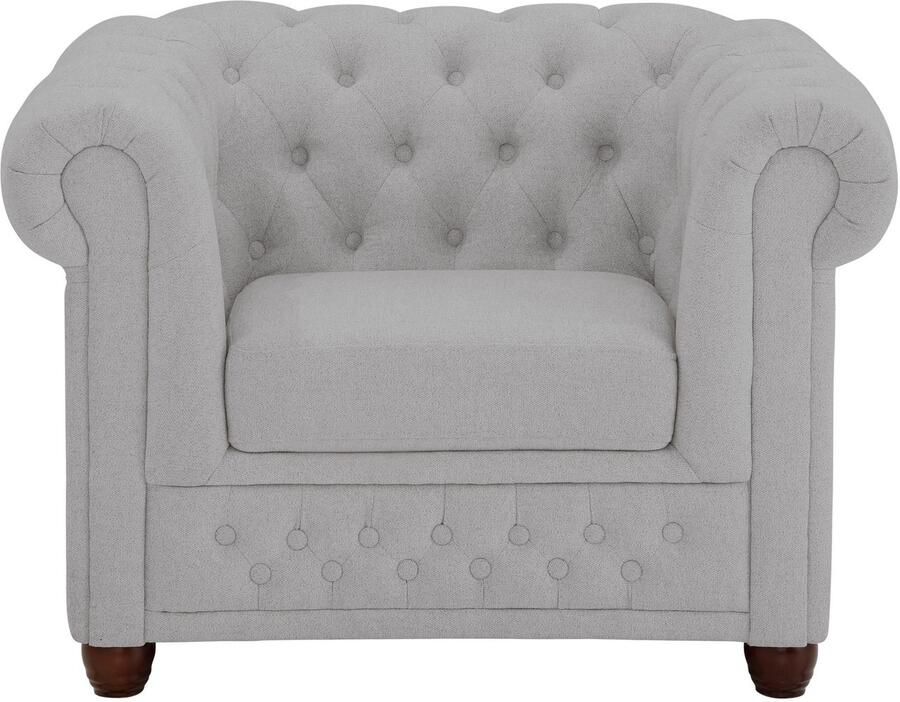 Home affaire Chesterfield-fauteuil New Castle fauteuil hoogwaardige capitonnage bxdxh: 104x86x72 cm - Foto 2