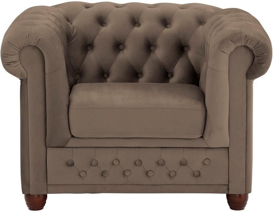 Home affaire Chesterfield-fauteuil New Castle fauteuil hoogwaardige capitonnage bxdxh: 104x86x72 cm - Foto 2