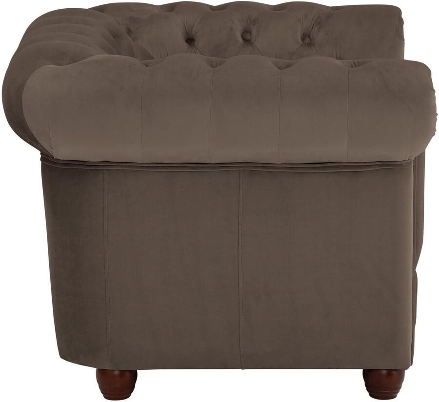 Home affaire Chesterfield-fauteuil New Castle fauteuil hoogwaardige capitonnage bxdxh: 104x86x72 cm