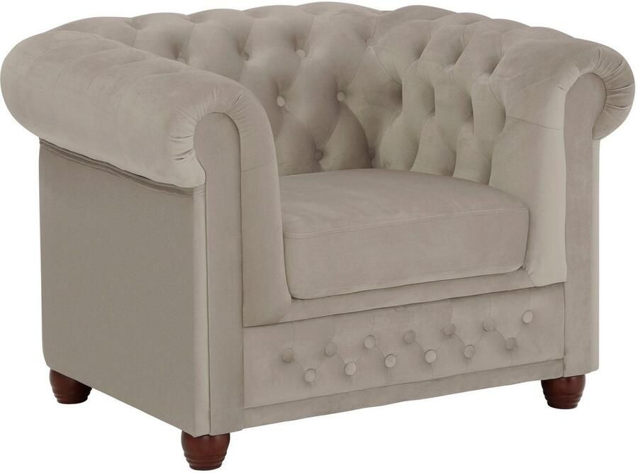 Home affaire Chesterfield-fauteuil New Castle fauteuil hoogwaardige capitonnage bxdxh: 104x86x72 cm - Foto 4