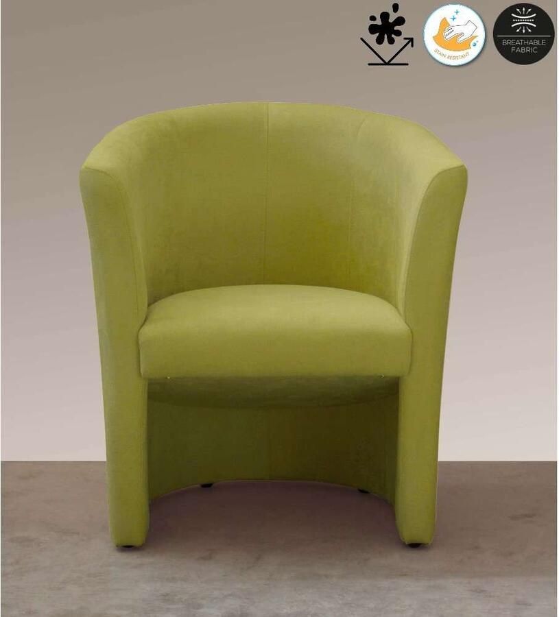 Home affaire Cocktailfauteuil Tabby Antivlek-coating (1 stuk) - Foto 7