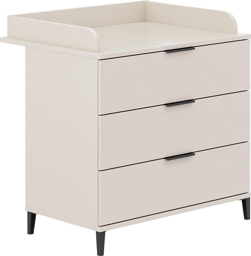 Home affaire Commode ARI 3 lades inclusief aankleedkussen laden met soft-closefunctie - Foto 2