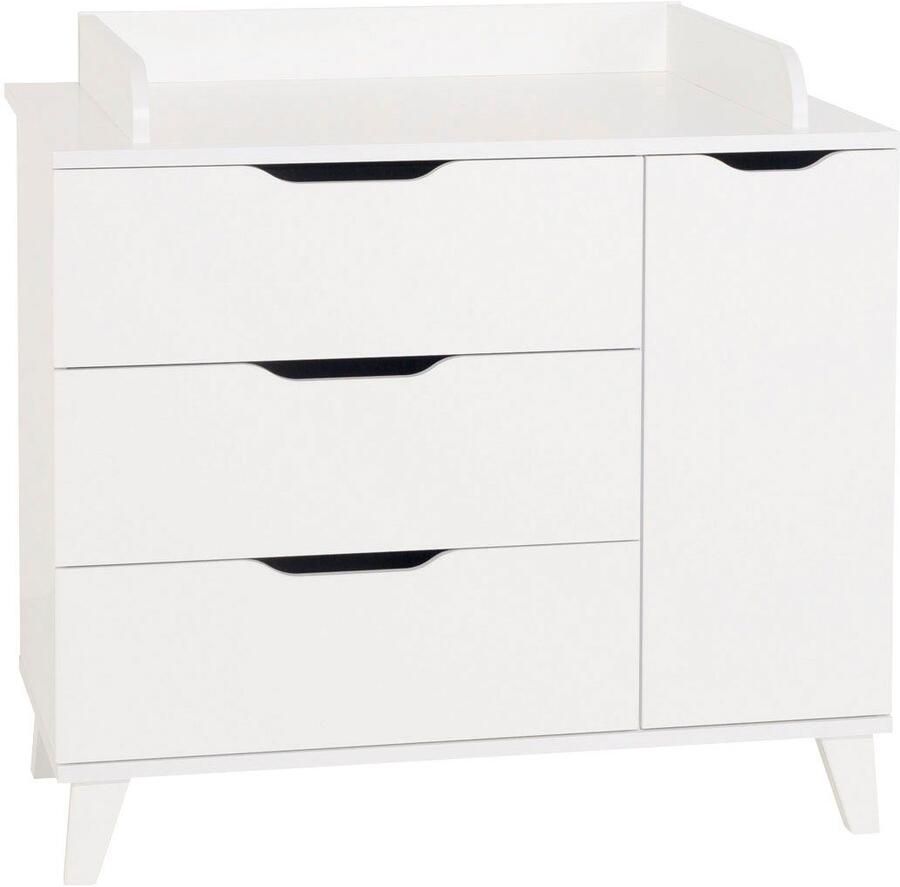 Home affaire Commode MICHA 3 lades 1 deur veel opbergruimte opzetstuk afneembaar - Foto 2