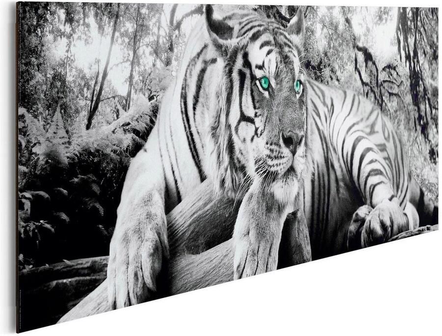 Home affaire Decoratief paneel Tijger kijkt je aan - Foto 2
