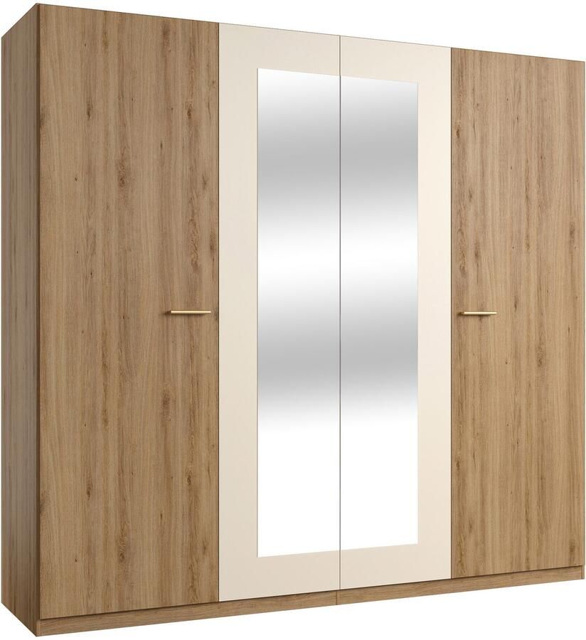 Home affaire Draaideurkast Bitry linnenkast incl. complete binneninrichting Kledingkast verstelbare legplanken 22 mm dik spiegeldeur - Foto 4