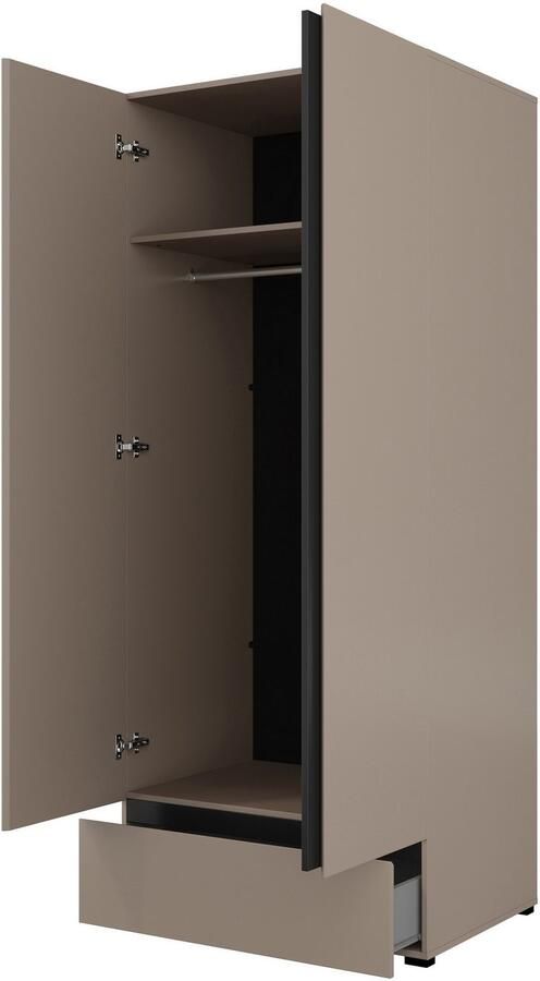 Home affaire Draaideurkast Cross moderne greeploze kledingkast Lingeriekast met lade garderobe deuren - Foto 4