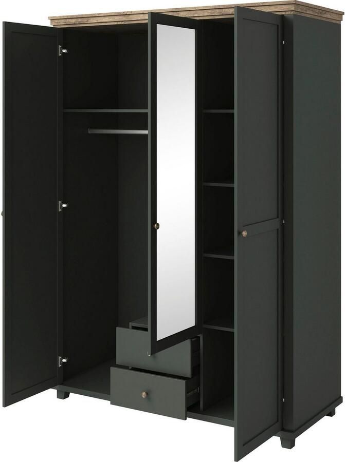 Home affaire Draaideurkast Evora landelijke kast in 3 verschillende maten deuren met soft-close