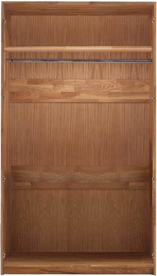 Home affaire Draaideurkast Huven kledingkast veel opbergruimte opslag Massief eik verschillende kastbreedtes beschikbaar "218 cm hoog" - Foto 2