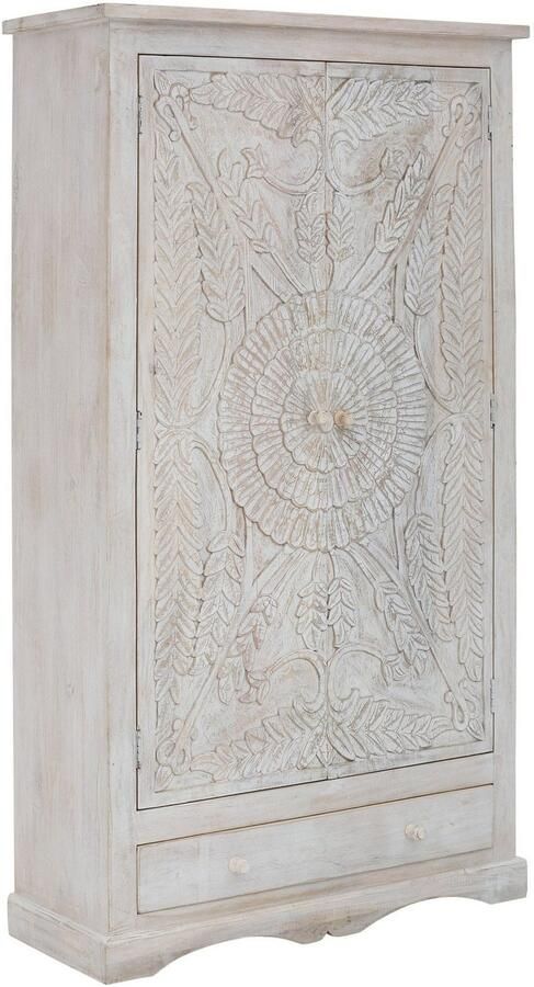 Home affaire Draaideurkast Landor Kast mangohout 2 losse planken lade breedte 100 cm - Foto 8