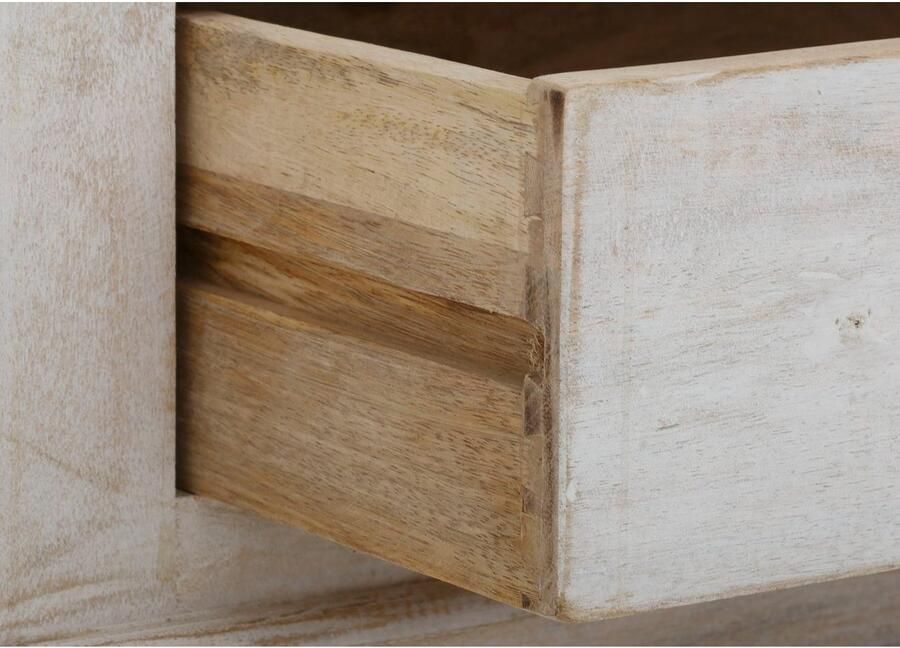 Home affaire Draaideurkast Landor Kast mangohout 2 losse planken lade breedte 100 cm - Foto 6