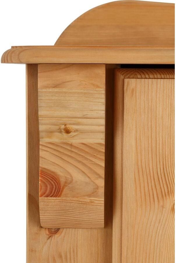 Home affaire Dressoir ADELE Commode 3-deurs breedte 130 cm van massief dennenhout FSC - Foto 4