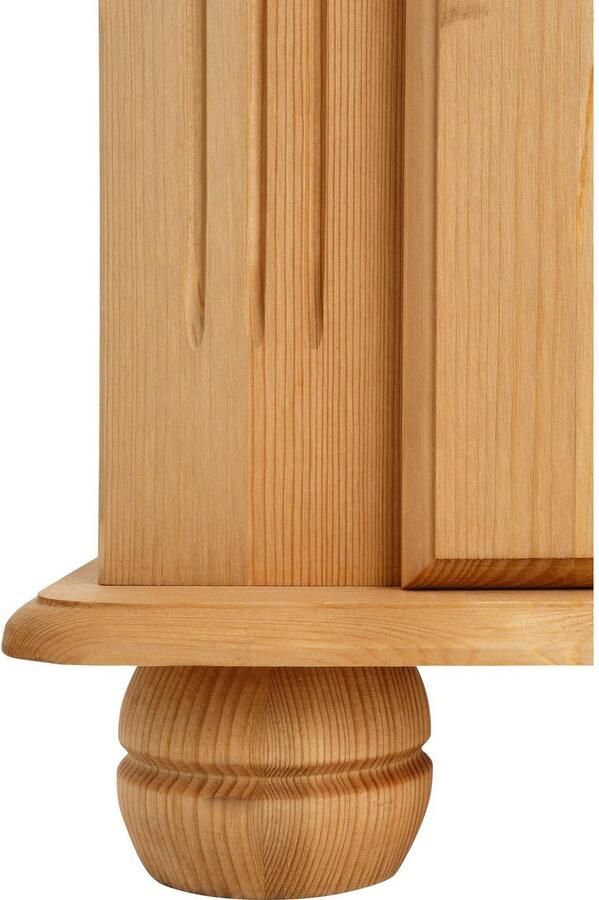 Home affaire Dressoir ADELE Commode 3-deurs breedte 130 cm van massief dennenhout FSC - Foto 5