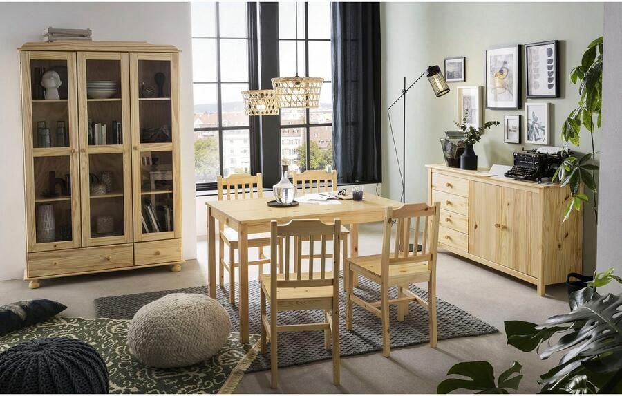 Home affaire Dressoir Chur Commode van massief grenenhout - Foto 4