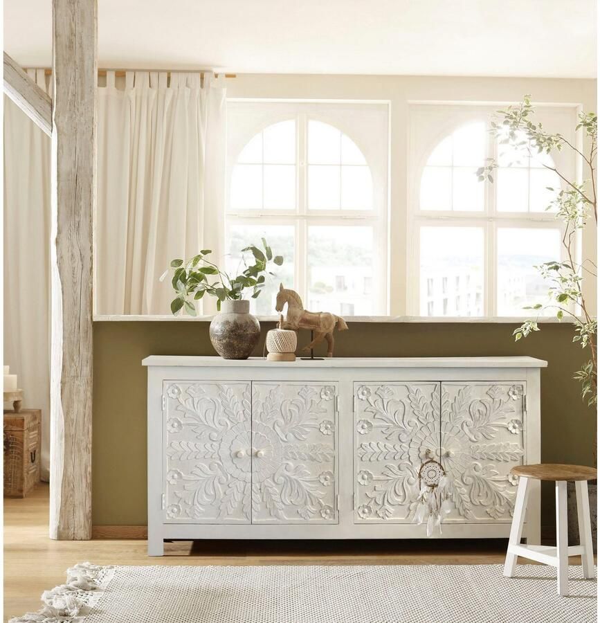 Home affaire Dressoir FENRIS Commode van massief mango hout breedte 175 cm - Foto 2