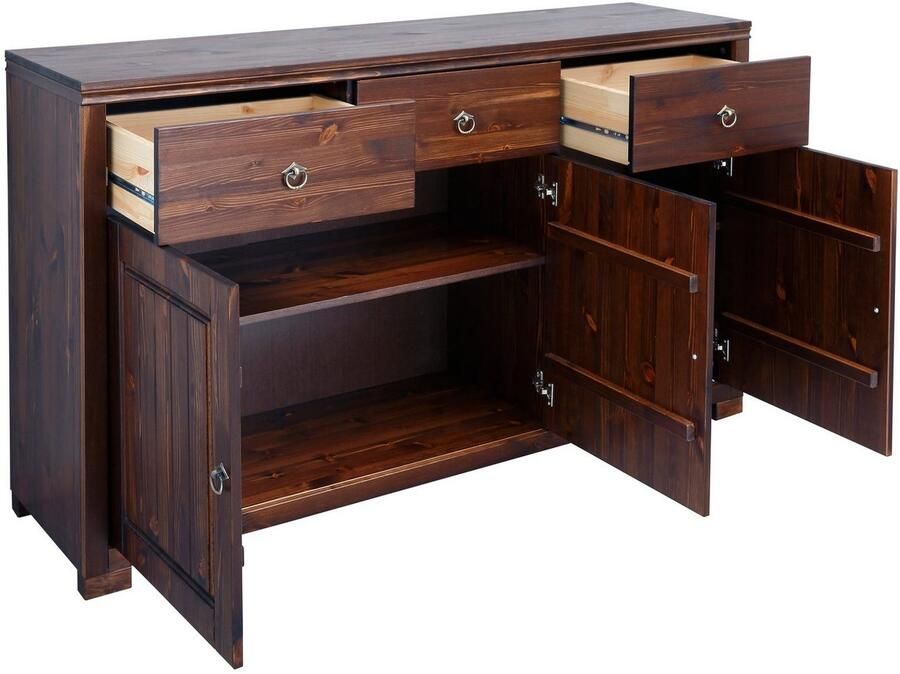 Home affaire Dressoir Gotland Commode breedte 147 cm van massief dennenhout FSC - Foto 5