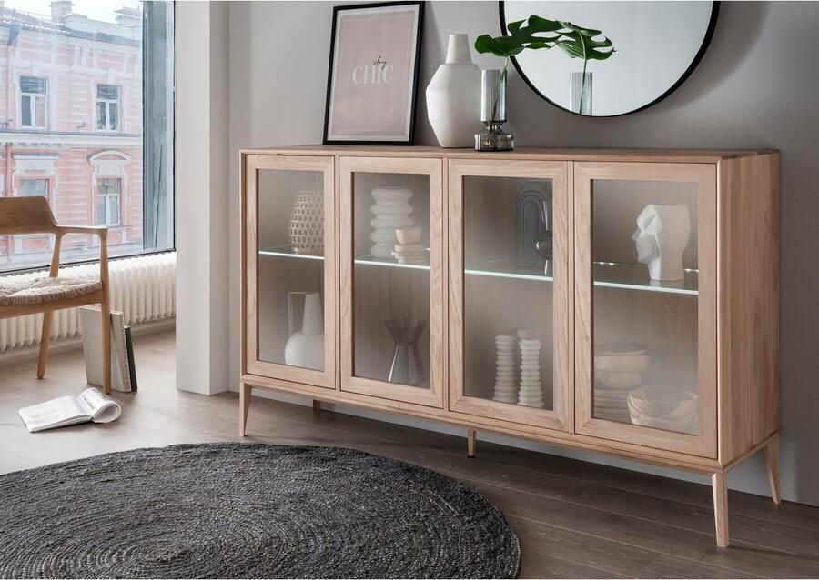 Home affaire Dressoir Koda inclusief verlichting verstelbare glazen platen - Foto 4