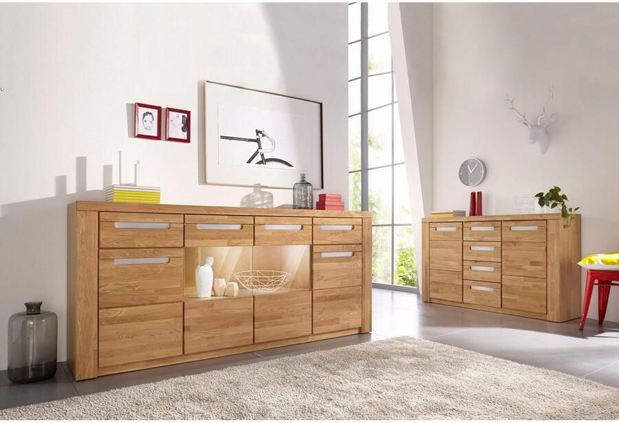 Home affaire Dressoir Kolding Breedte 140 cm met 4 laden - Foto 3