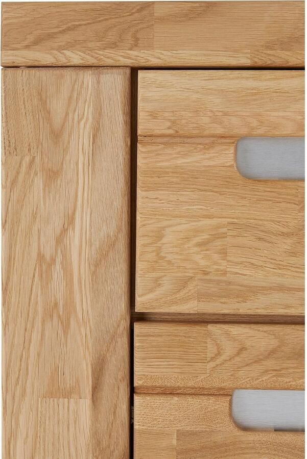 Home affaire Dressoir Kolding Breedte 200 cm met 2 glasdeuren en 2 houten deuren - Foto 4