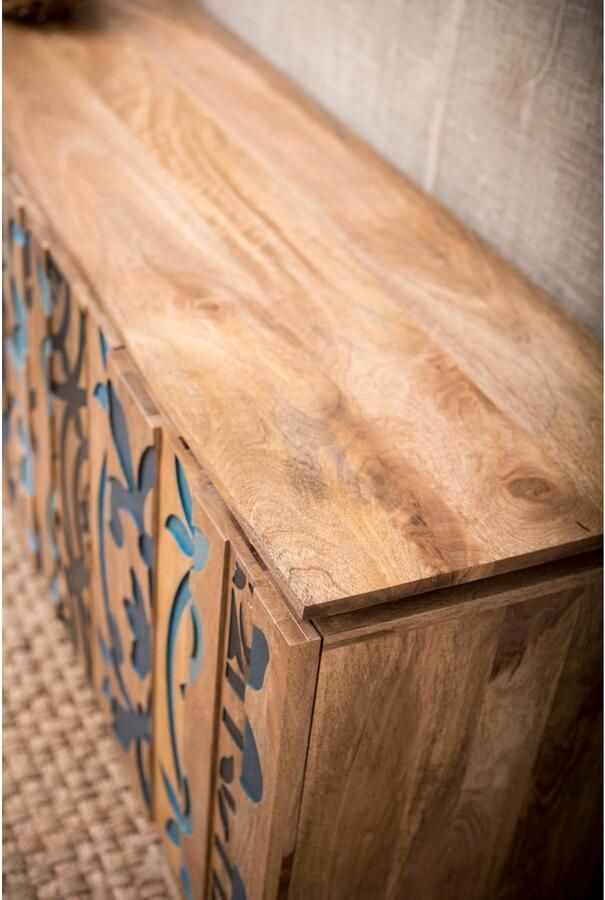 Home affaire Dressoir Layer Commode met 4 decoratieve deuren breedte 177 cm - Foto 3